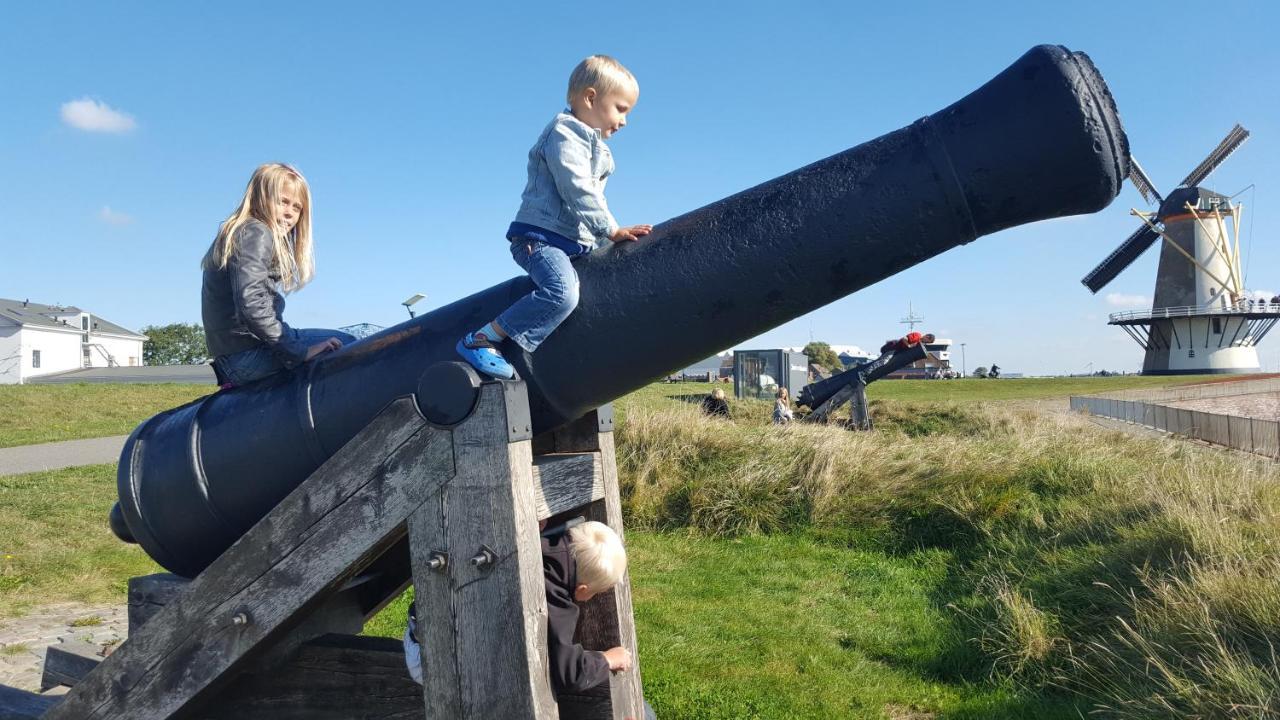 Rijksmonument Havenzicht, Met Zeezicht, Ligging Direct Aan Zee En Centrum Vlissingen Bagian luar foto