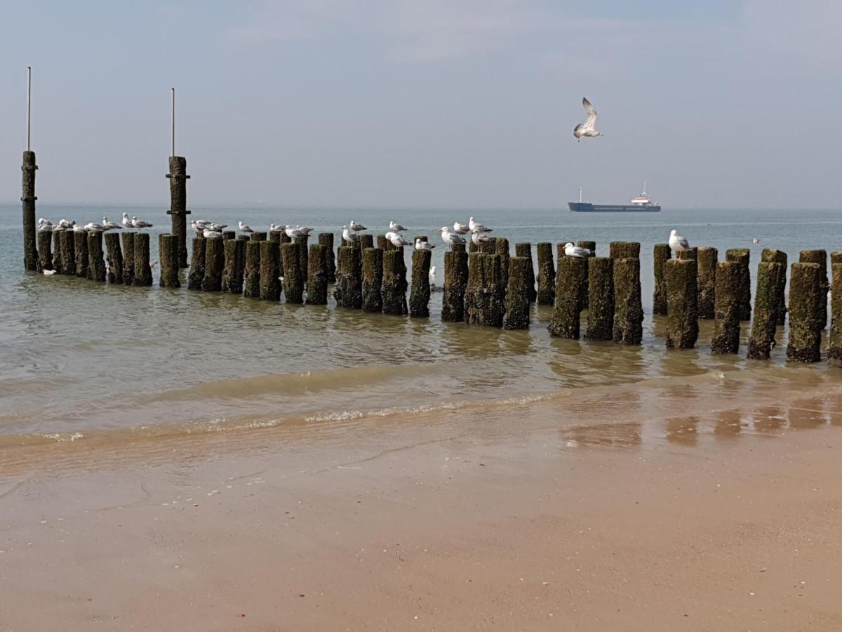 Rijksmonument Havenzicht, Met Zeezicht, Ligging Direct Aan Zee En Centrum Vlissingen Bagian luar foto