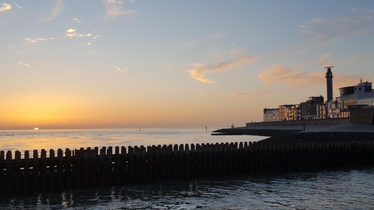 Rijksmonument Havenzicht, Met Zeezicht, Ligging Direct Aan Zee En Centrum Vlissingen Bagian luar foto