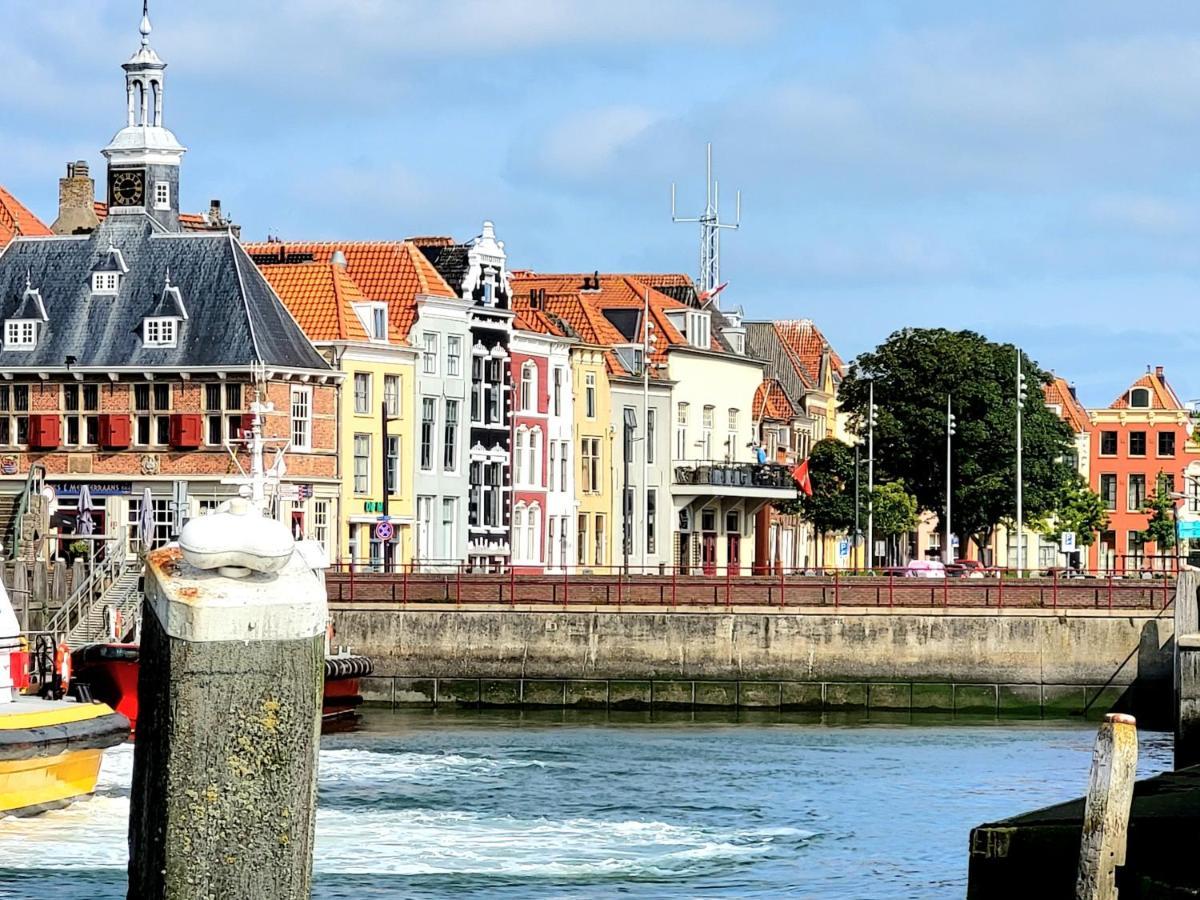 Rijksmonument Havenzicht, Met Zeezicht, Ligging Direct Aan Zee En Centrum Vlissingen Bagian luar foto